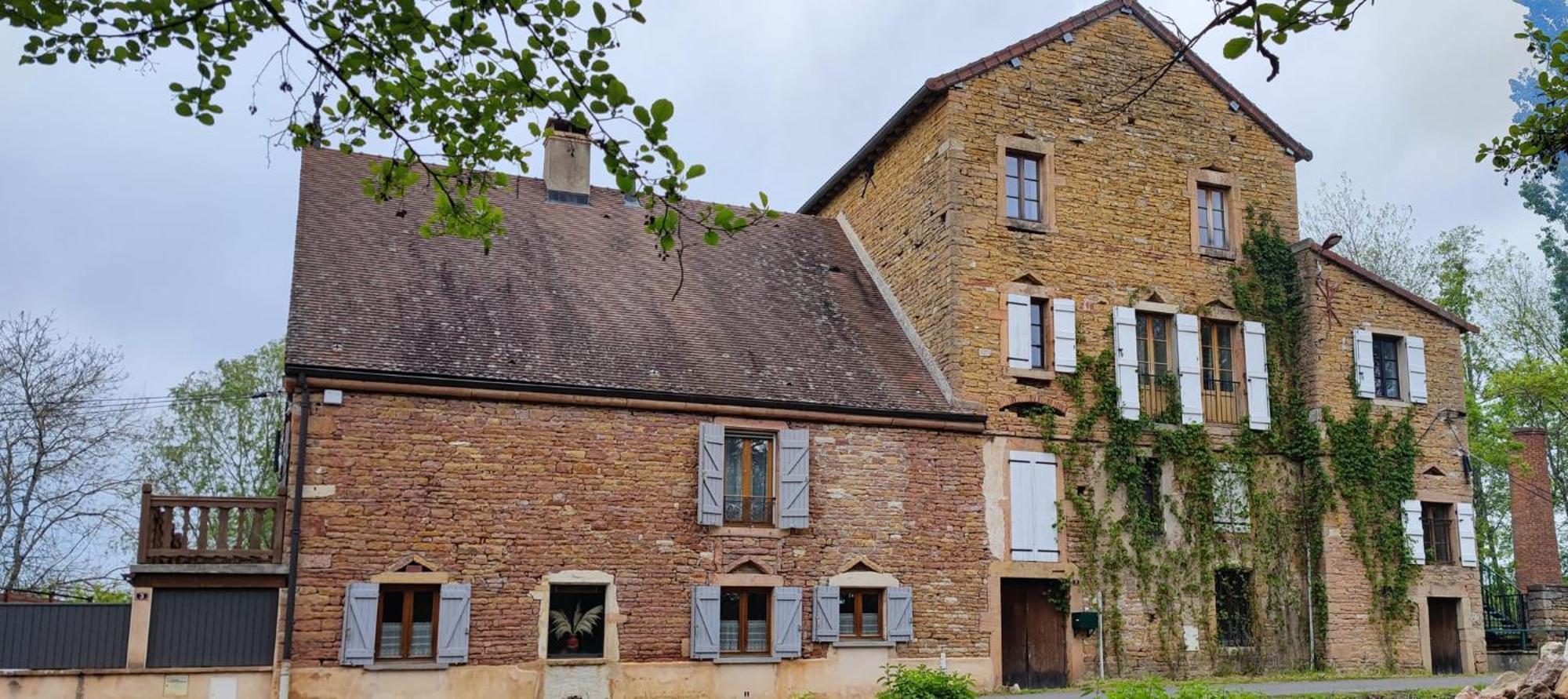 Le Moulin De Chazelle Bed & Breakfast Cormatin ภายนอก รูปภาพ
